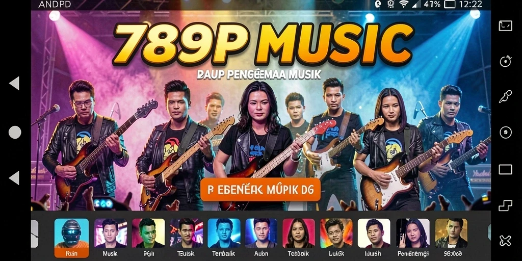Tampilan gameplay <strong>789RP</strong> yang menarik dan interaktif saat bermain musik.