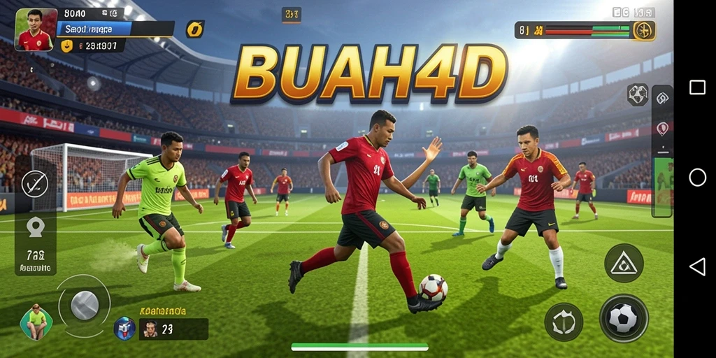 Gameplay BUAH4D yang seru dalam pertandingan olahraga yang intens.