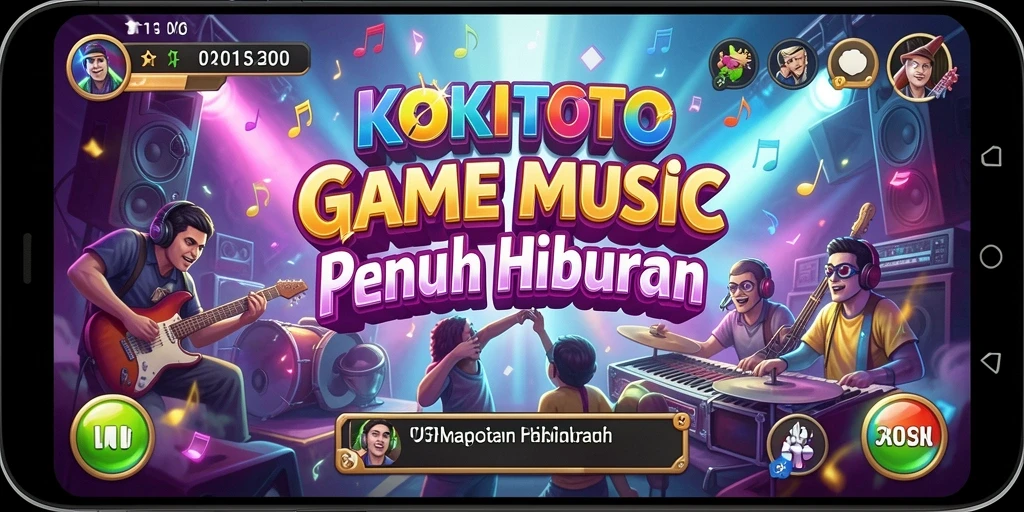 Tampilan gameplay KOKITOTO yang seru dan interaktif.