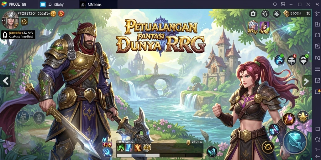 Tampilan gameplay RPG PROBET88 yang menarik dan mendalam.