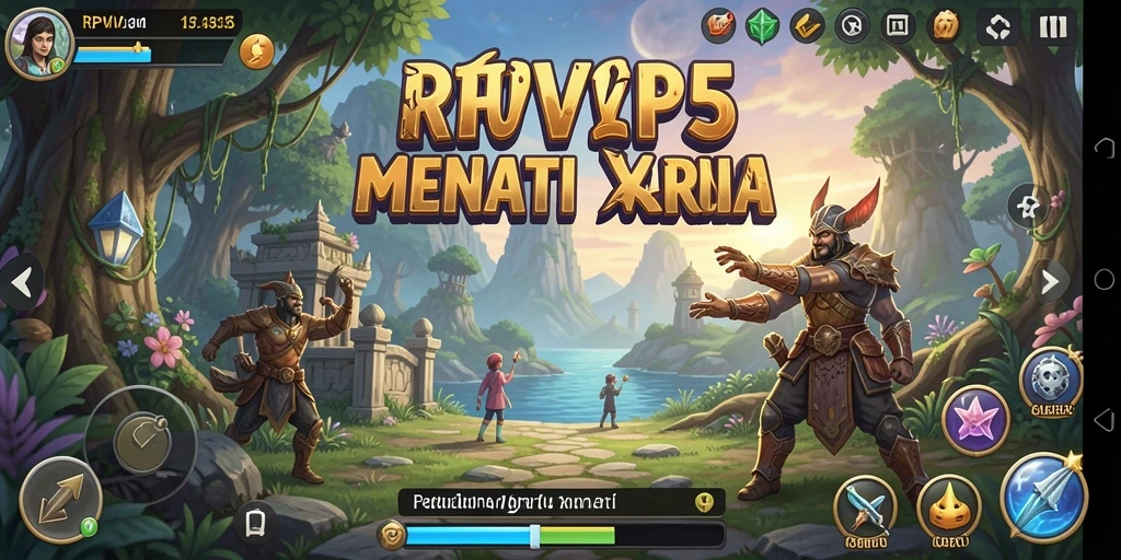 Gameplay seru RPVIP5 yang menampilkan petualangan menegangkan.
