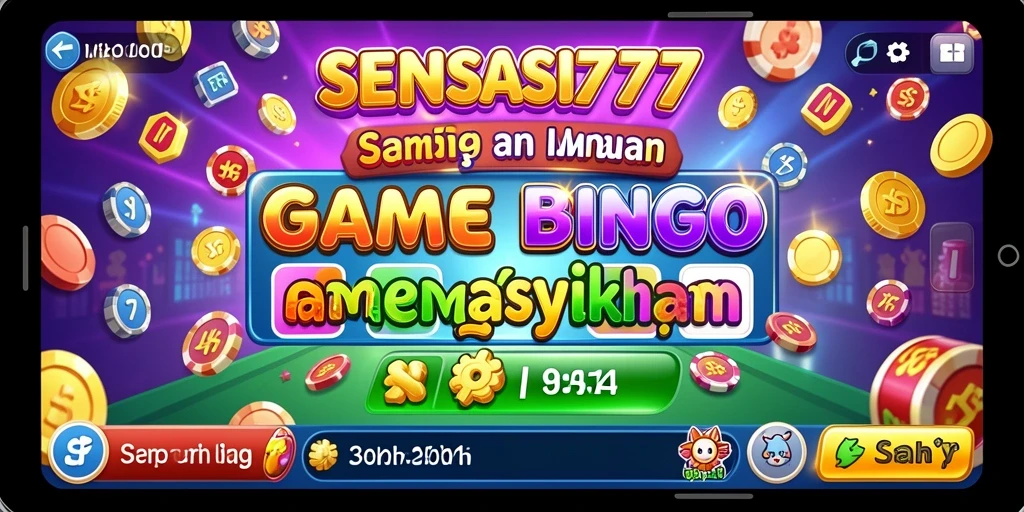 Screenshot gameplay Bingo SENSASI777 yang penuh keseruan.