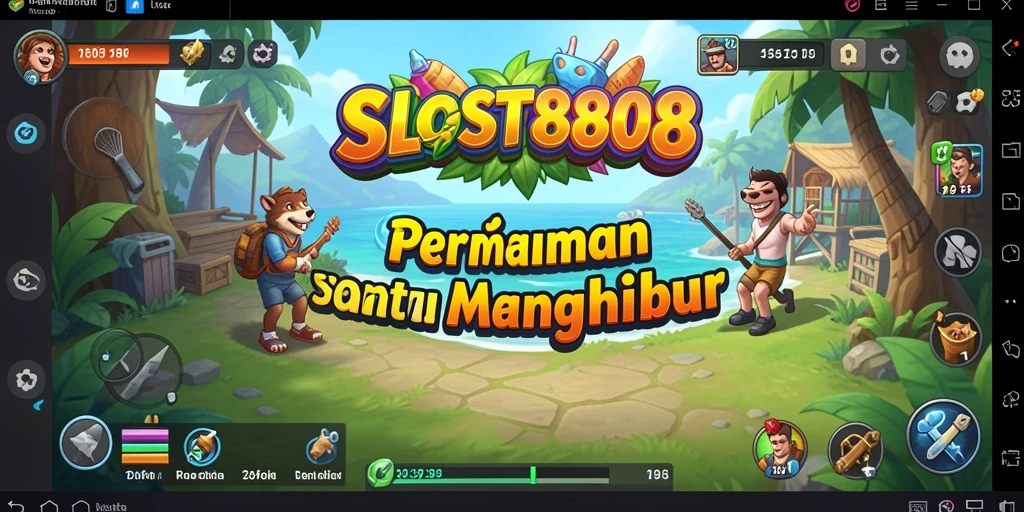 Tampilan gameplay SLOST8808 yang menarik selama bermain casual.